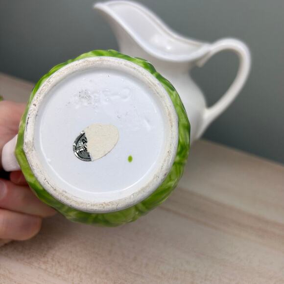 Vintage Strawberry Mugs & Pitcher Set Cottagecore Home Decor Decorative Use Only - Picture 5 of 10